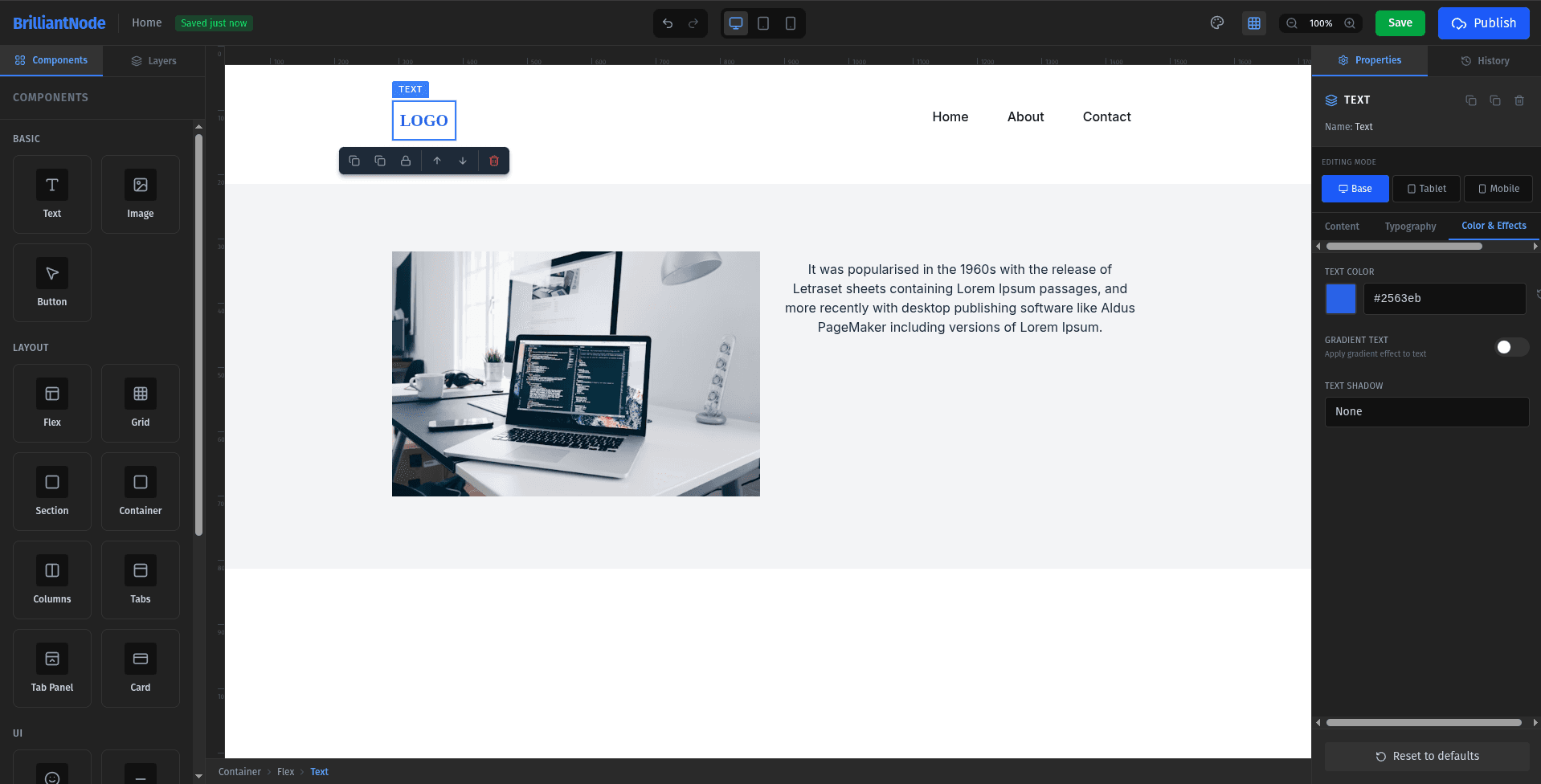 One-Click Publishing